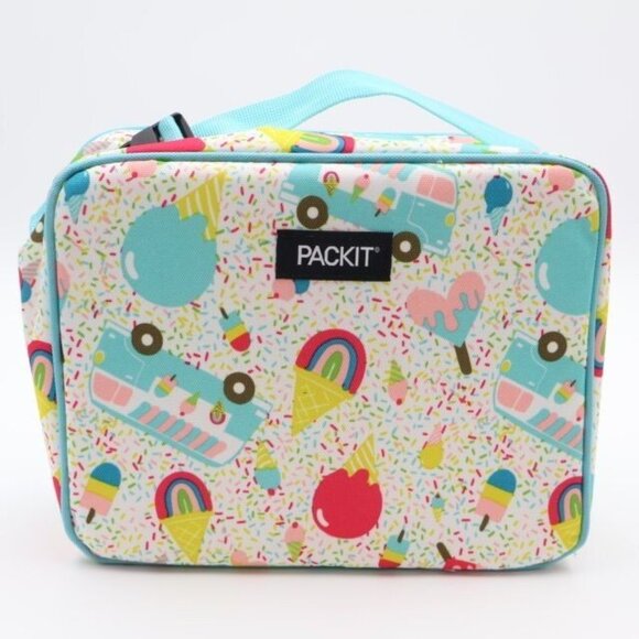 PackIt Freezable Bag Classic Lunch Box School Kids Children Ice Pack - Picture 3 of 5